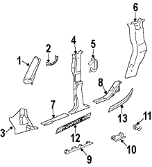 Einstiegsleiste Links - Sill Plate LH  H2 2003 - 2009